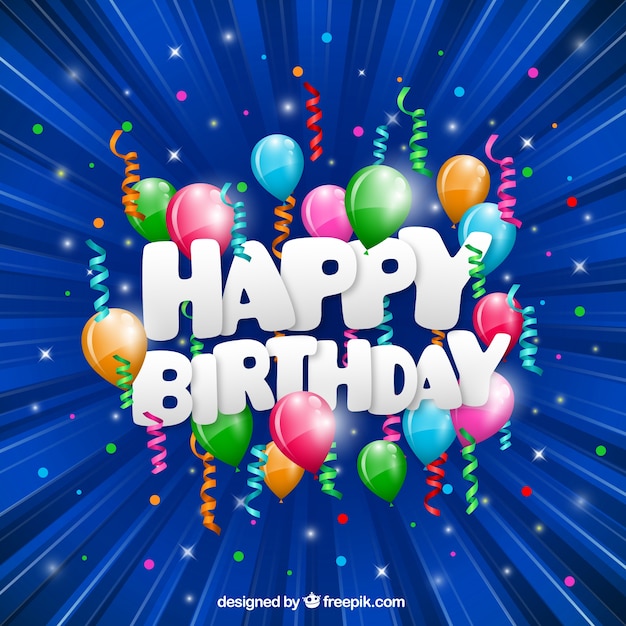 Free vector funny happy birthday card