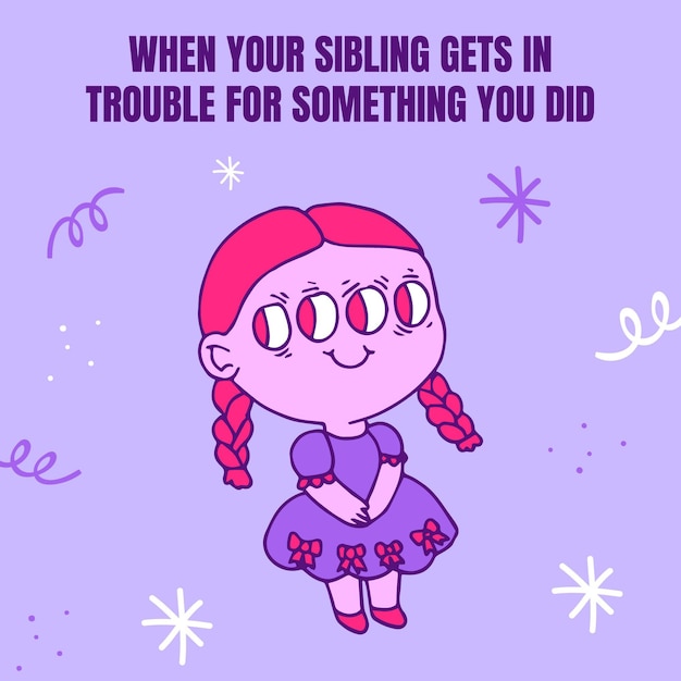 Funny siblings love meme