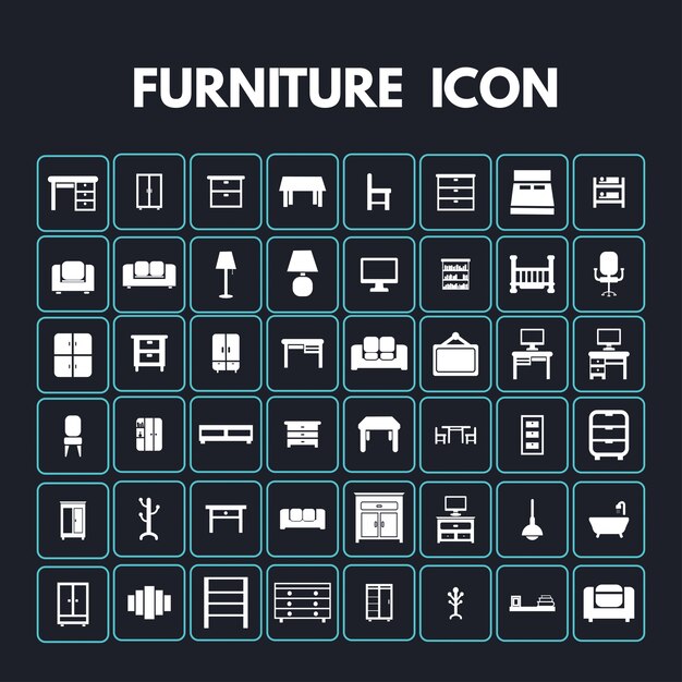 Furniture icons