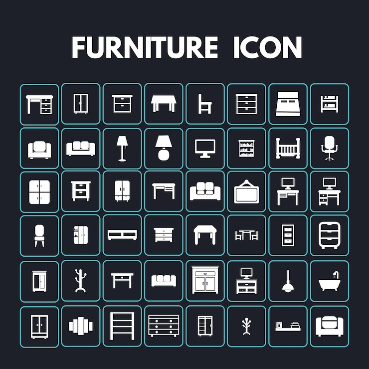 Furniture icons