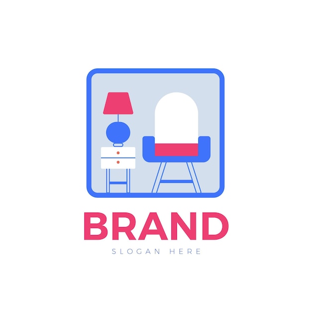 Дизайн концепции логотипа мебели