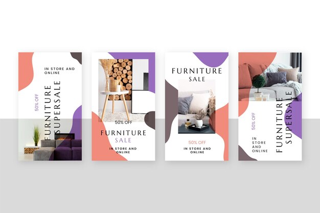 Furniture sale instagram story collection