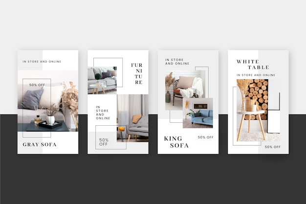 Furniture sale instagram story collection