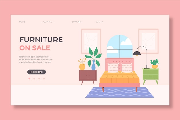 Furniture sale landing page