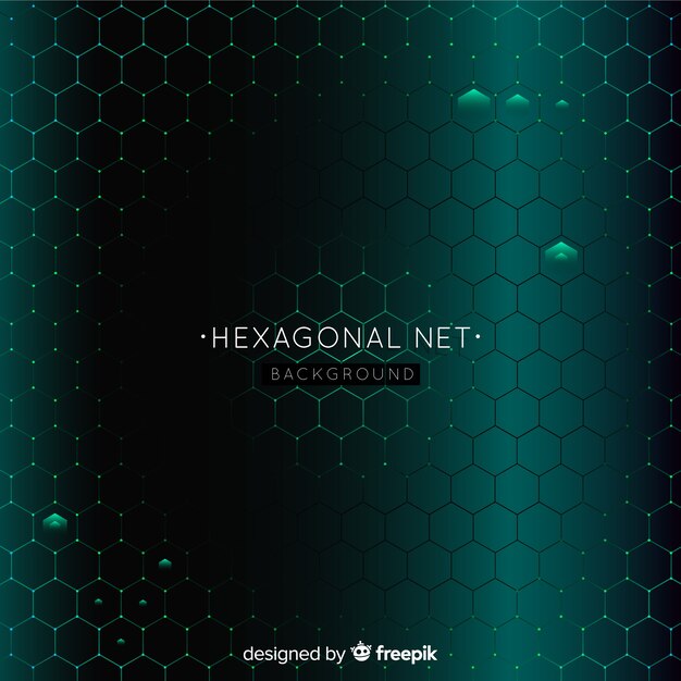 Future hexagonal net background