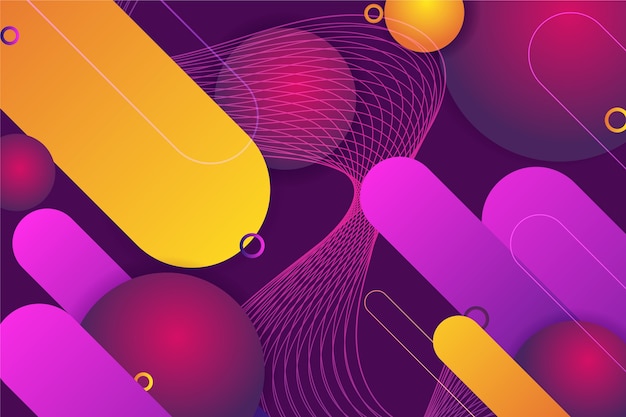 Free vector futuristic abstract wallpaper