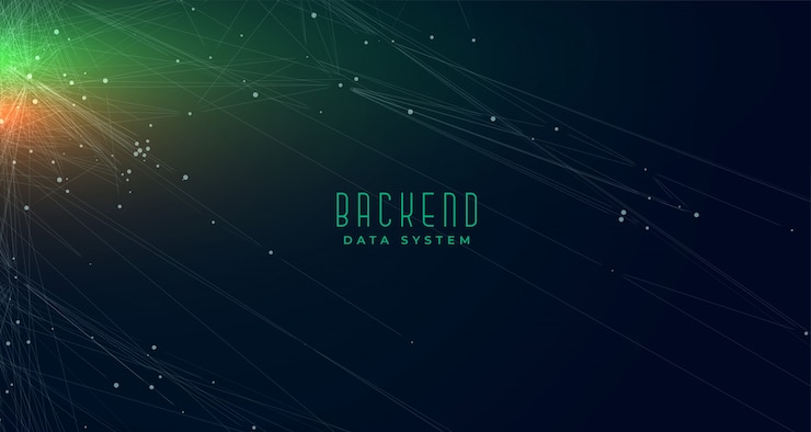 Free Vector futuristic big data visualization concept background