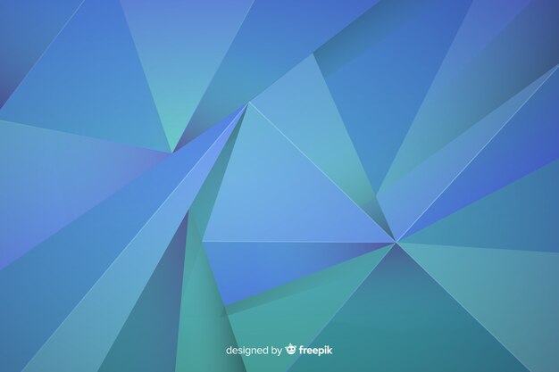 Futuristic blue shapes background