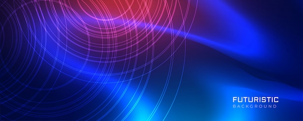 Futuristic blue technology style background