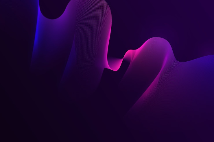 Free Vector futuristic dark wavy wallpaper