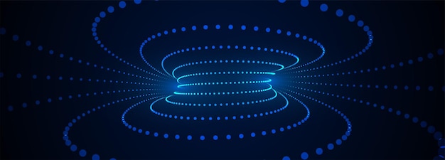 입자 스타일의 미래 디지털 기술 추상 배경