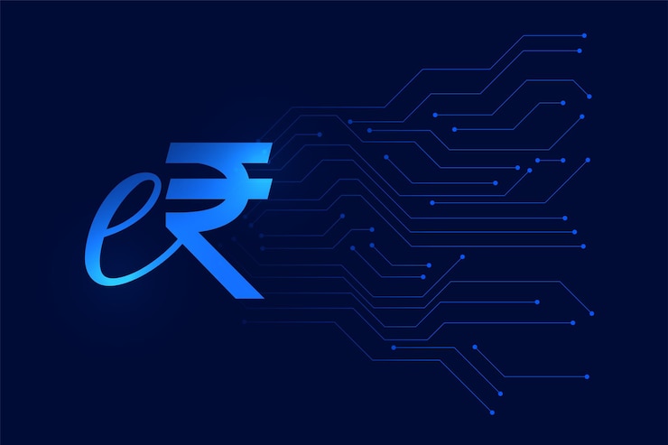 मुफ़्त वेक्टर futuristic erupi digital circuit background for contactless payments vector