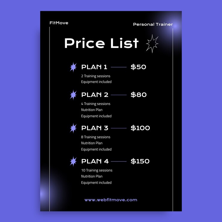 無料Vector 近未来フィットムーブ パーソナルトレーナー 価格表