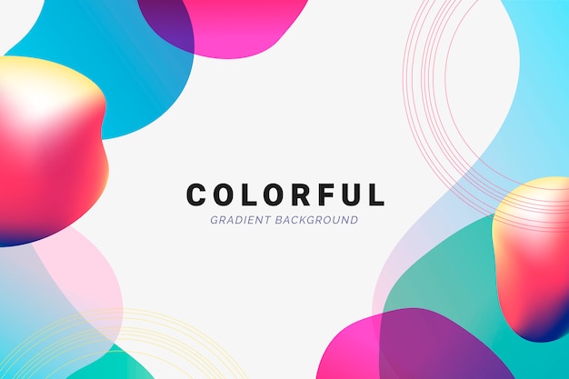 Free vector futuristic gradient backdrop