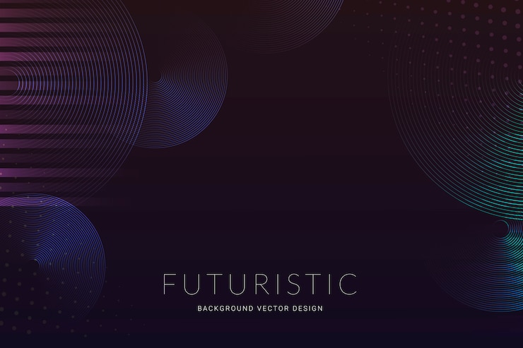Free Vector futuristic halftone background
