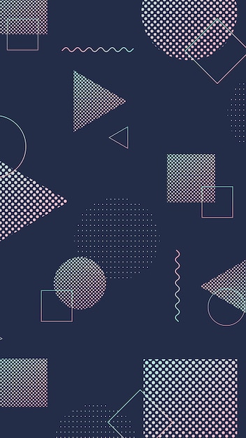 Futuristic halftone design