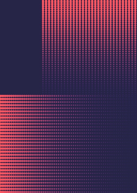 Futuristic halftone design