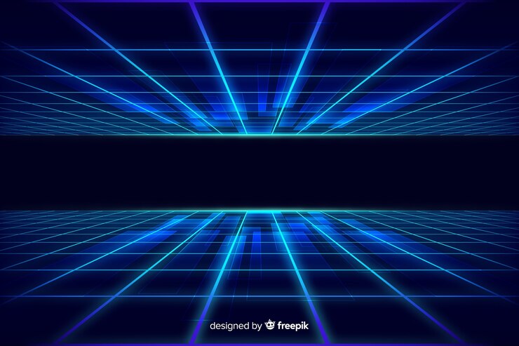 Free Vector futuristic horizon background