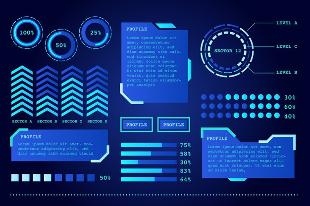 Футуристическая инфографика