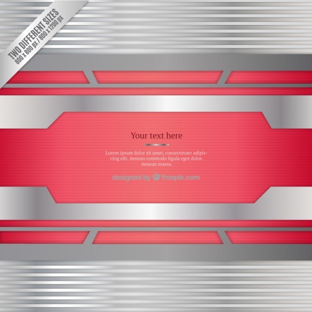 Free vector futuristic metallic background