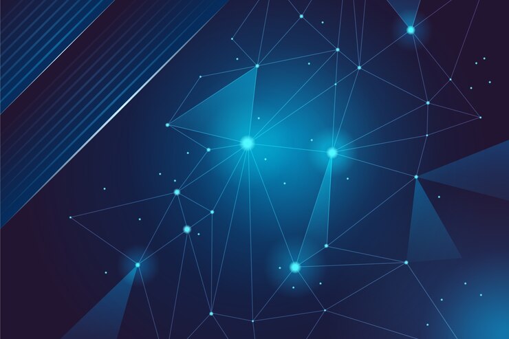Free Vector futuristic shining background concept