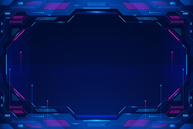 Futuristic technological wallpaper
