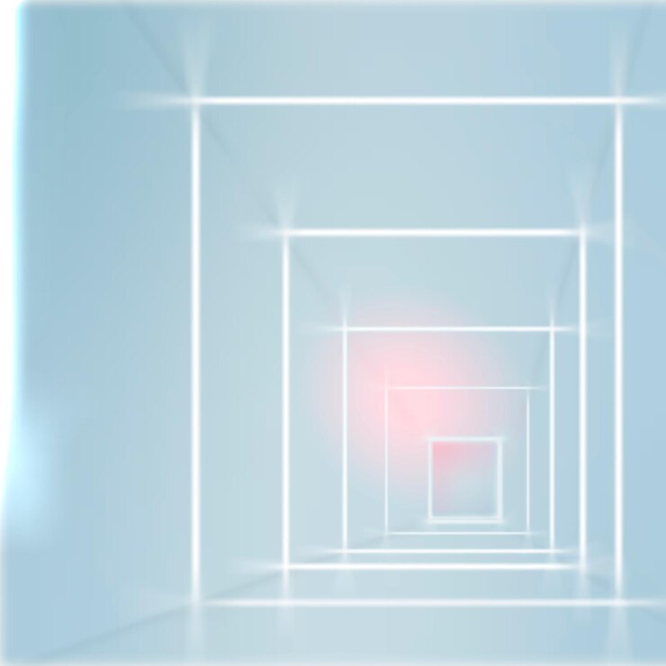 Free Vector futuristic walkway background in blue tone