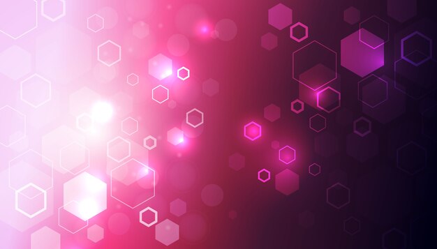 Fututristic hexagon background