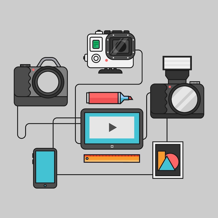 Free Vector gadget icons