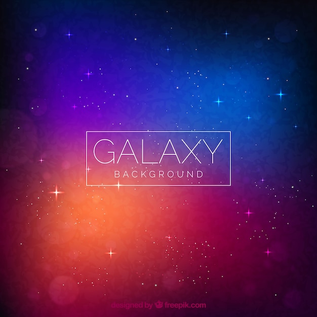 Galaxy background design