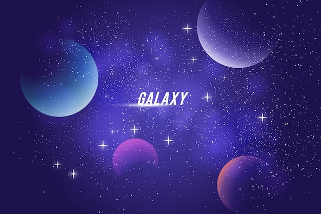 Galaxy background design