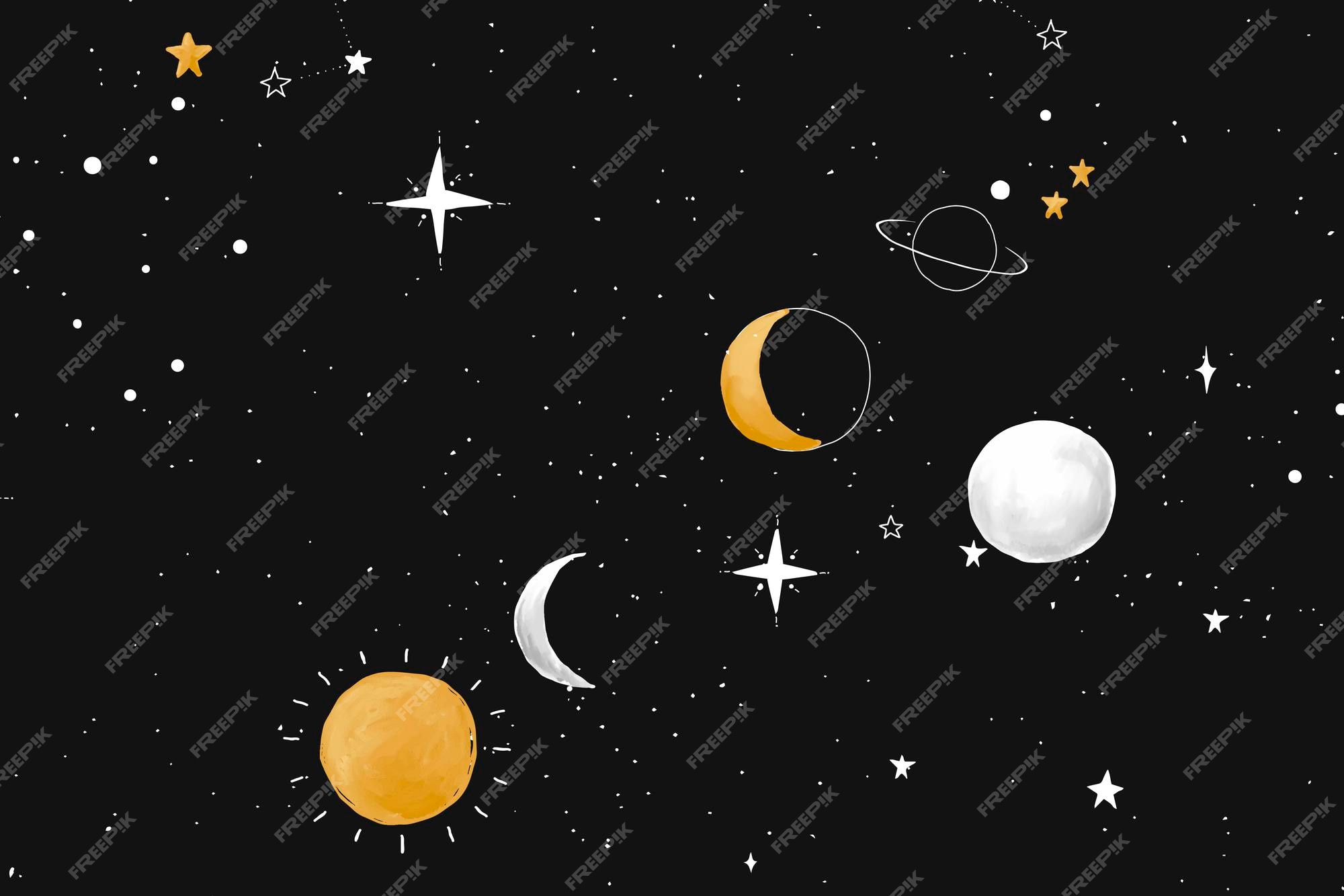 Free Vector | Galaxy background desktop wallpaper, space vector