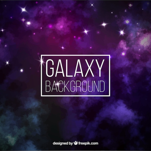 Free vector galaxy background