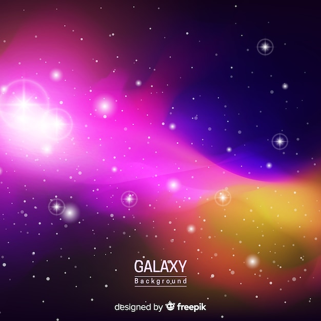 Free vector galaxy background