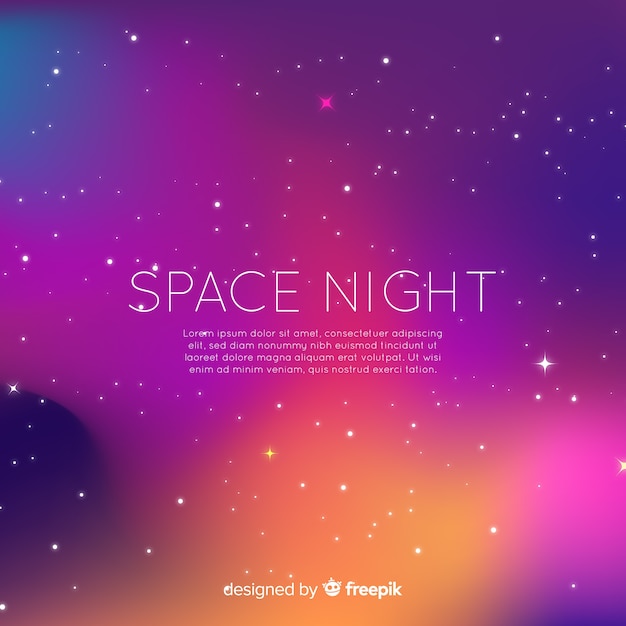 Free vector galaxy background