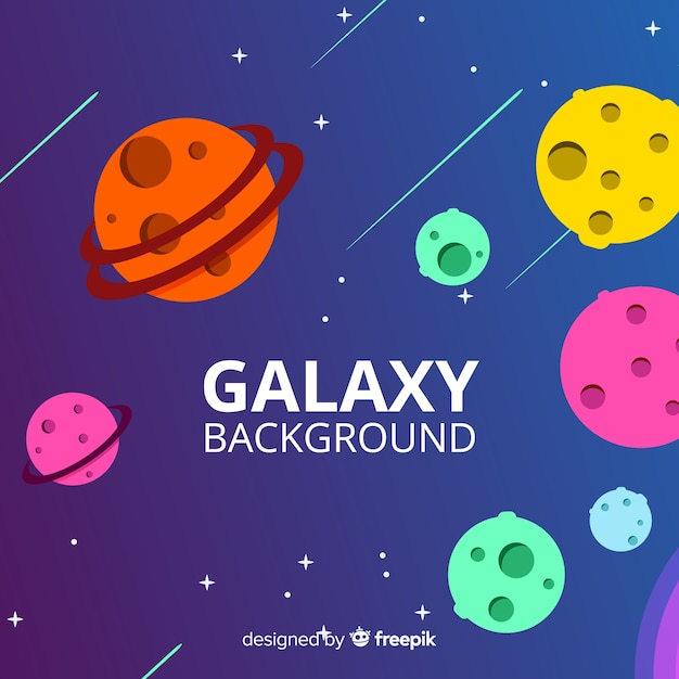 Free vector galaxy background