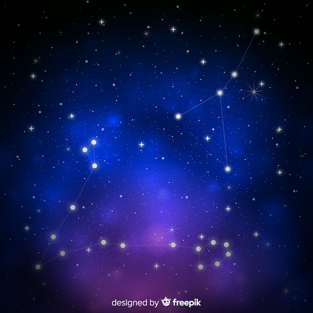 Free vector galaxy background