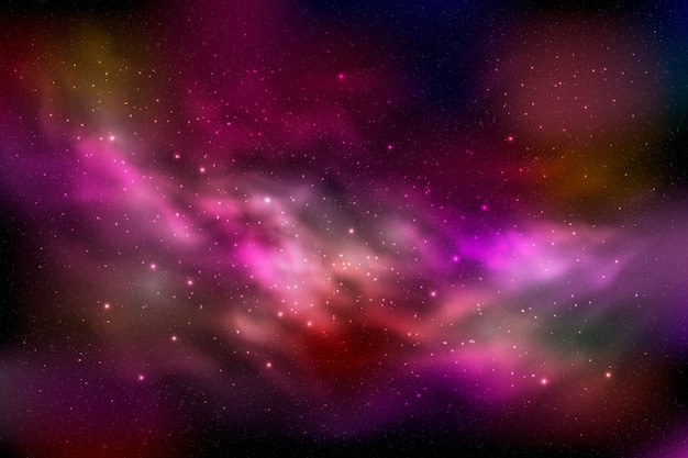 Galaxy particles background