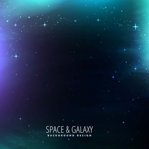 Galaxy with stars background