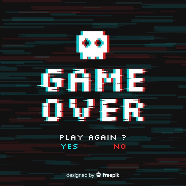 Game Over Images Free Vectors Stock Photos Psd
