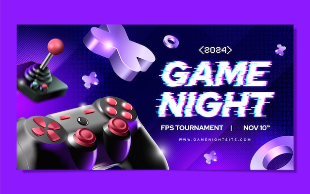 Game night facebook post template