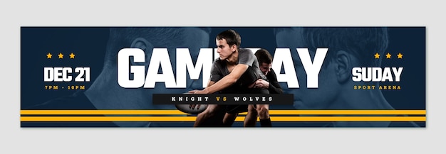 Banner di twitch della notte della partita