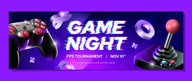 Game night twitter header