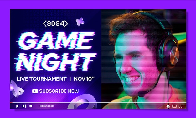 ゲームナイト YouTubeのサムネイル