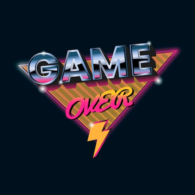 Game over sign