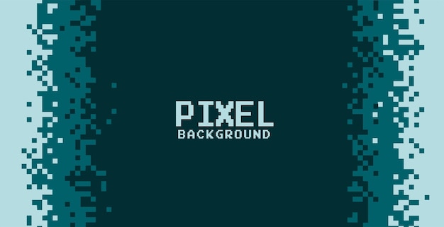 Бесплатное векторное изображение Пиксельный дизайн фона в стиле игры