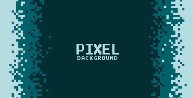 Game style pixel background design