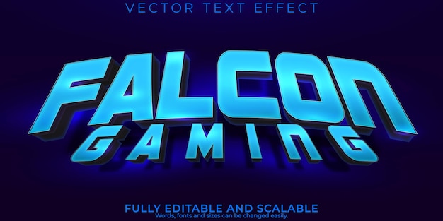 Gamer text effect editable esport and neon text style