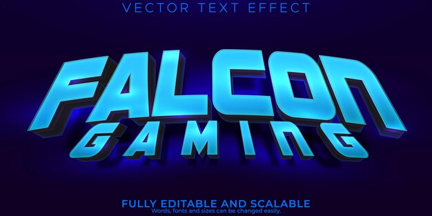 Gamer text effect editable esport and neon text style