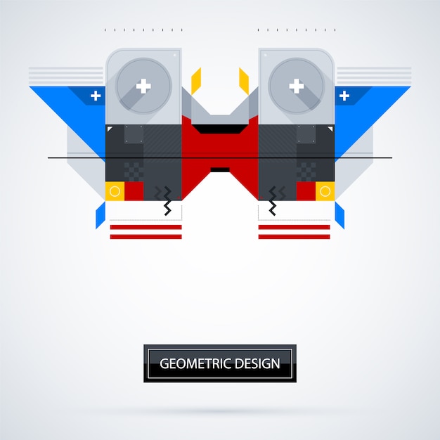 Gaming geometric background design